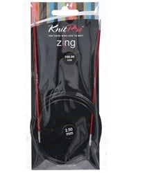 KnitPro Zing Circular Knitting Needles 150cm 2mm - 12mm