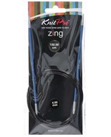KnitPro Zing Circular Knitting Needles 150cm 4.00mm