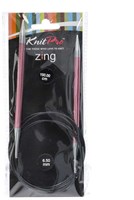 KnitPro Zing Circular Knitting Needles 150cm 6.50mm