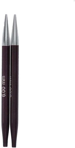 KnitPro Zing Short Interchangeable Circular Knitting Needles 6.00 mm-2