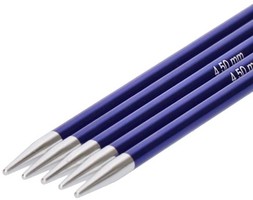 KnitPro Zing Double-Pointed Sock Needles 15cm 4.50 mm-3