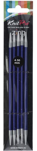 KnitPro Zing Double-Pointed Sock Needles 15cm 4.50 mm