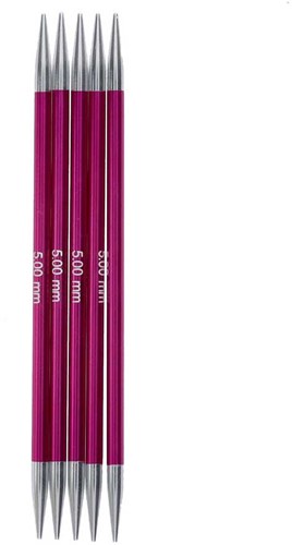 KnitPro Zing Double-Pointed Sock Needles 15cm 5.00 mm-2