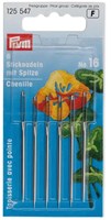 Prym Chenille Embroidery Needles with Sharp Point Steel No. 16