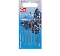 Prym Tapestry Needles with Blunt Point Steel No. 18-24