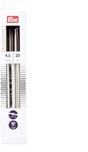 Prym Ergonomics Double Point Knitting Needles 20 cm 4.50 mm