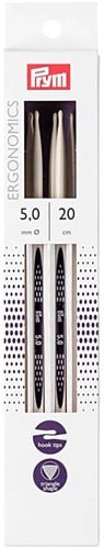 Prym Ergonomics Double Point Knitting Needles 20 cm 5.00 mm