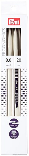 Prym Ergonomics Double Point Knitting Needles 20 cm 8.00 mm