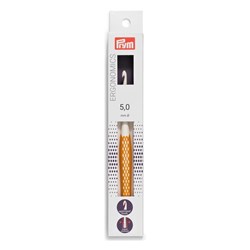 Prym Wool Crochet Hook Ergonomic 16 cm 5.0 mm Honey