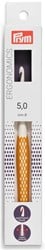 Prym Wool Crochet Hook Ergonomic 16 cm 5.0 mm Honey
