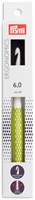 Prym Wool Crochet Hook Ergonomic 17 cm 6.00 mm Lime Green