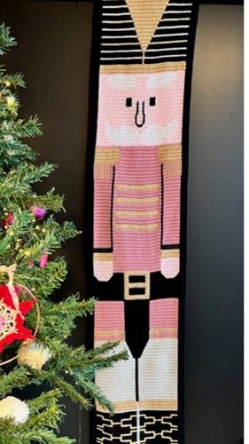 Nutcracker Wallhanger Candy - With Digital Pattern-2