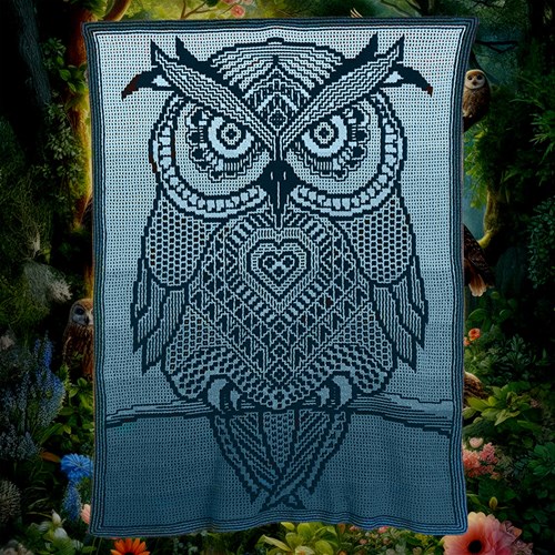 Zen Tangle Ollie The Owl