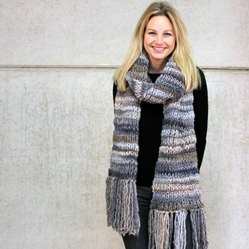 Knitting pattern Olympia scarf