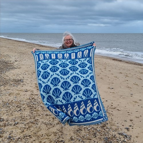 On the Seashore Blanket CAL Yarn Kit 001 Stiffkey