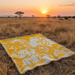 Under the Savanna Sun Baby Blanket - YarnZoo Yarn and Crochet Kit