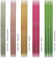 Pony Colour Sock Needle Set 20cm 2.50-4.50mm Polka Dot-2