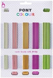 Pony Colour Sock Needle Set 20cm 2.50-4.50mm Polka Dot