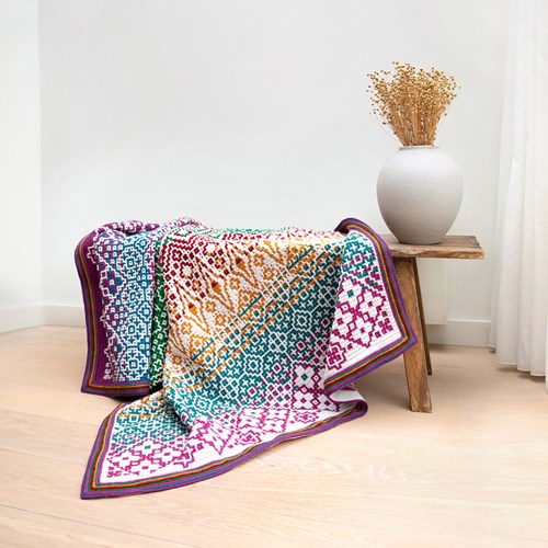 Manic Mirror Blanket Fiesta Yarnkit - Without Pattern-2