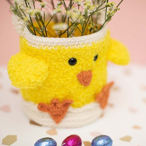 Crochet Pattern Easter Basket Chick-2