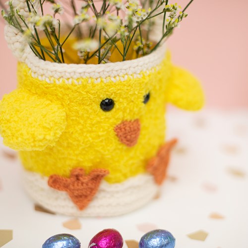 Easter Basket Chick Yarn Kit-3