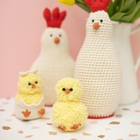 Chicken Family Yarn Kit-3