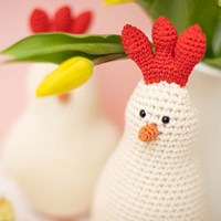 Crochet Pattern Chicken with Chicks