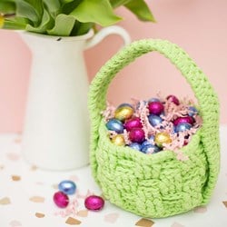 Crochet Pattern Easter Basket