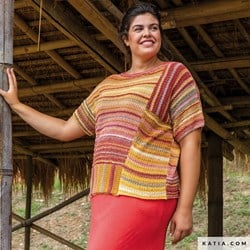 Knitting Pattern Paraiso Ladies Top