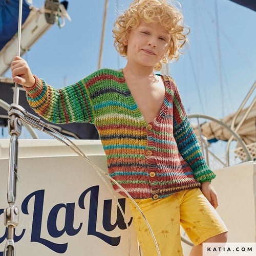 Knitting Pattern Paraiso Kids Cardigan