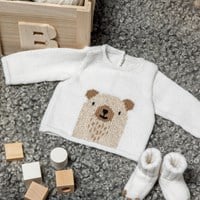 Knitting Pattern Partner 3.5 Baby Sweater