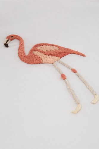 Borduurpatroon Flamingo