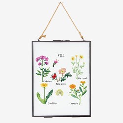 Borduurpatroon botanische medicijn planten (Digitaal)