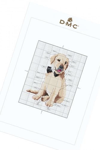 Embroidery Pattern Golden Retriever-2