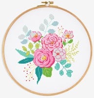 Embroidery Pattern Bouquet of Roses