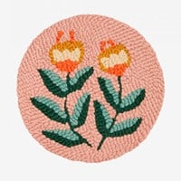 Punch Needle Pattern High Summer Flower