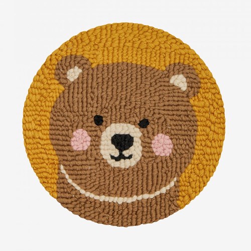 Punch Needle Pattern Bear