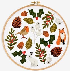 Embroidery Pattern Four Seasons Winter