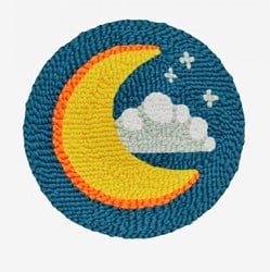 Punch Needle Pattern Moon
