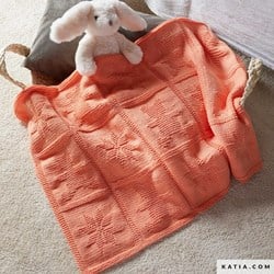 Knitting Pattern Katia Twist Baby Blanket