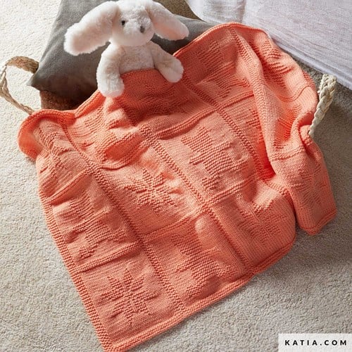 Knitting Pattern Katia Twist Baby Blanket