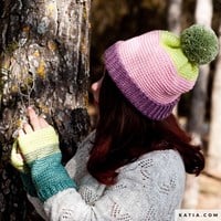 Haakpatroon Katia Boomer Muts en Wanten