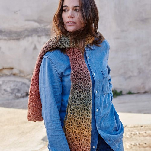 Katia Angelo Scarf Knitting Pattern
