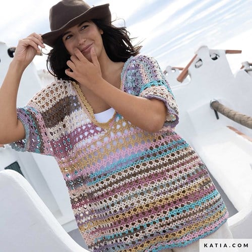 Katia Crochet 121 magazine Fair cotton diverso