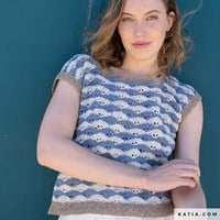 Katia Crochet 121 magazine Blue jeans