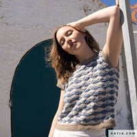 Katia Crochet 121 magazine Blue jeans