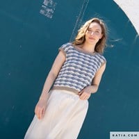 Katia Crochet 121 magazine Blue jeans