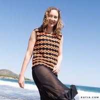 Katia Crochet 121 magazine Tencel-cotton