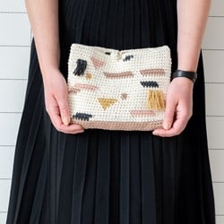 Crochet Pattern Yarn and Colors Perky Pouch