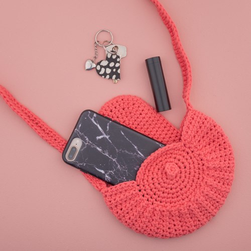 Yarn and Colors Petit Purse Crochet Kit 101 Rosé-3